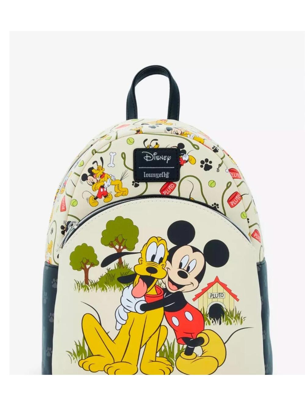 Loungefly Disney Mickey Mouse & Pluto Mini Backpack